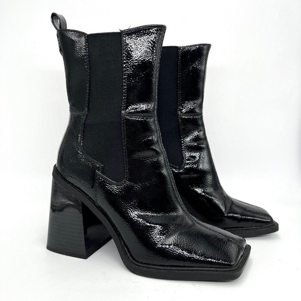 Circus by Sam Edelman Black Chunky Ankle Boots with Heel - Size 7.5M